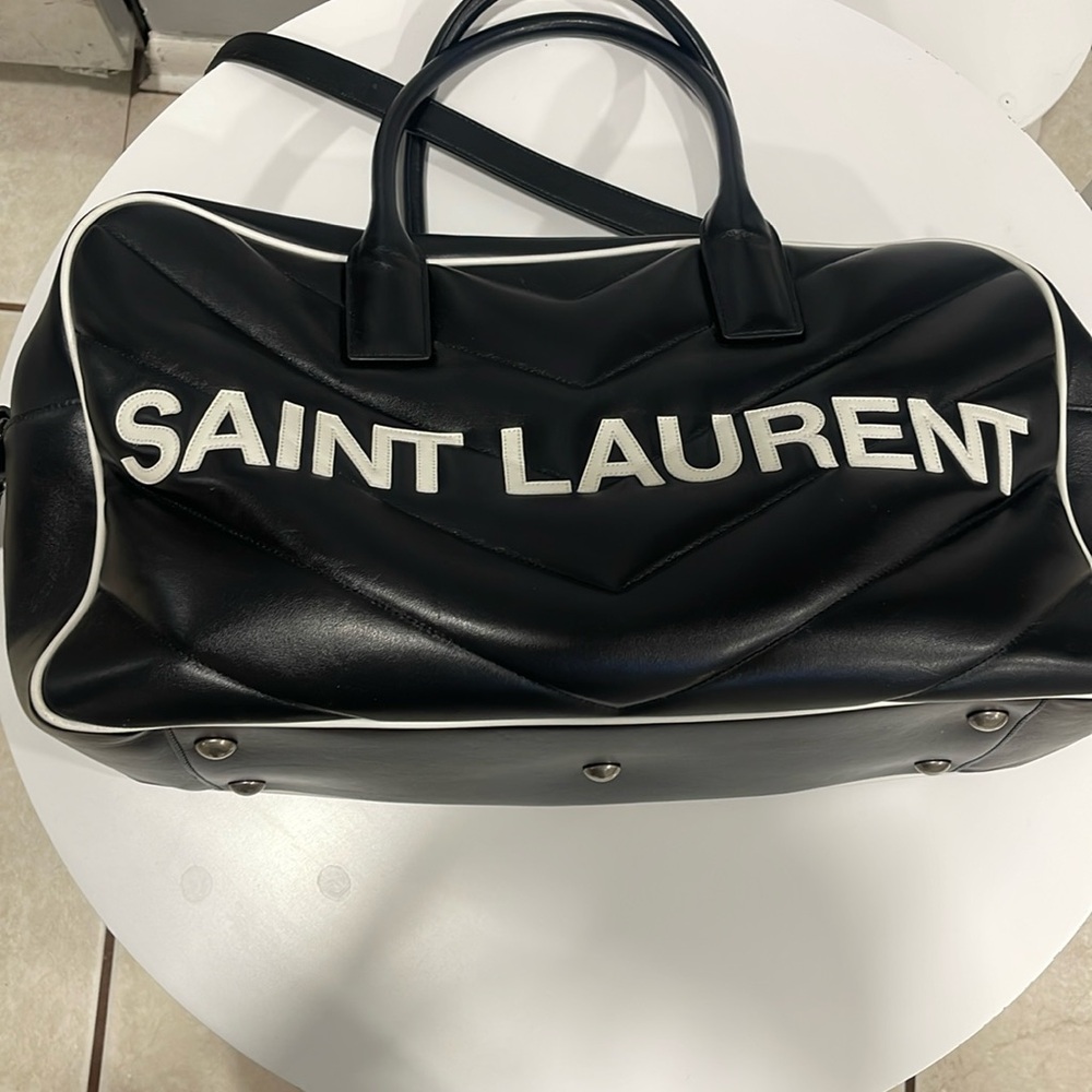 Saint Laurent Leather Duffle Bag